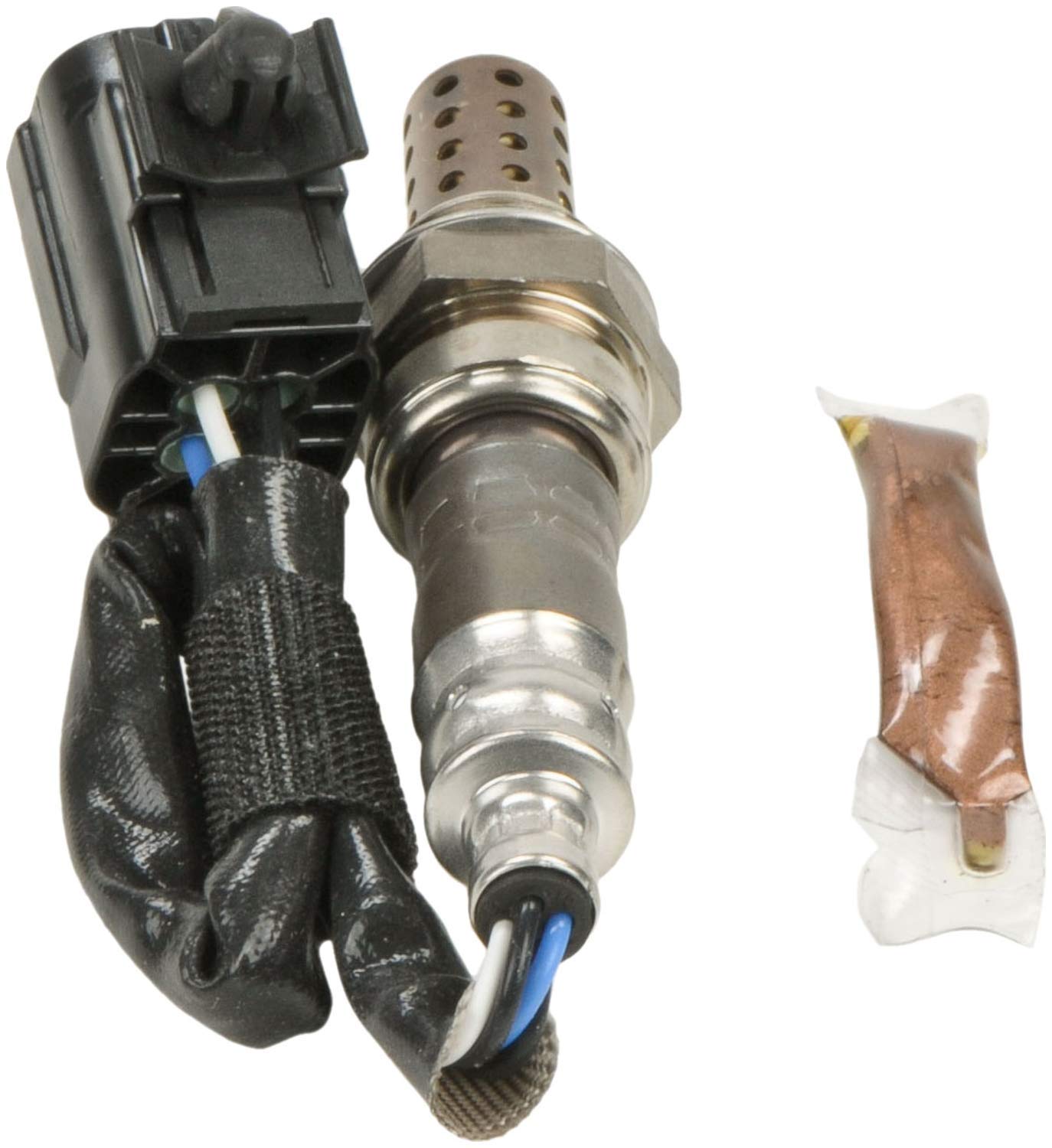 BOSCH 15730 Premium Universal Fit Oxygen Sensor - Compatible with Select Acura, Audi, Buick, Cadillac, Chevrolet, Dodge, GMC, Honda, Hyundai, Infiniti, Jaguar, Jeep, Kia, Mazda, Nissan, Subaru + More