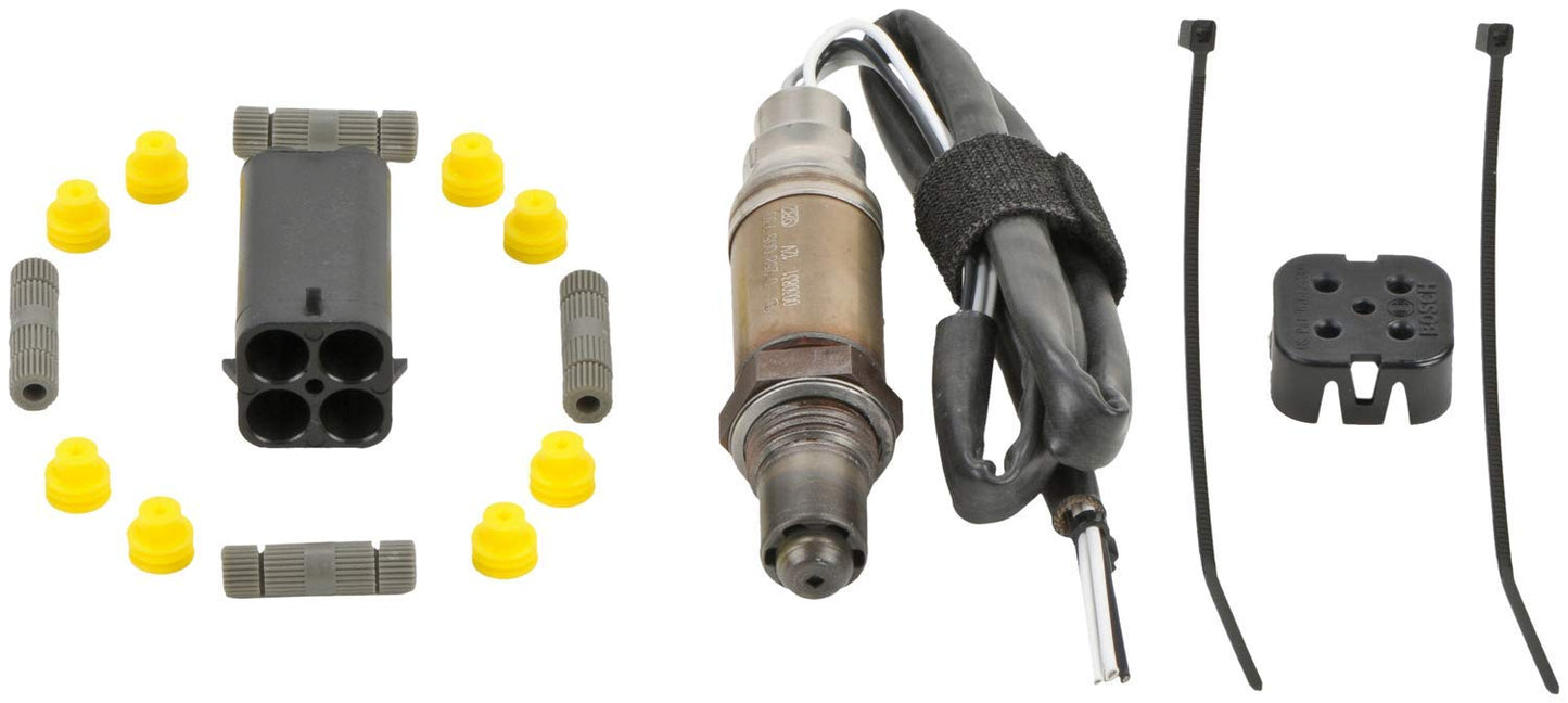 BOSCH 15730 Premium Universal Fit Oxygen Sensor - Compatible with Select Acura, Audi, Buick, Cadillac, Chevrolet, Dodge, GMC, Honda, Hyundai, Infiniti, Jaguar, Jeep, Kia, Mazda, Nissan, Subaru + More