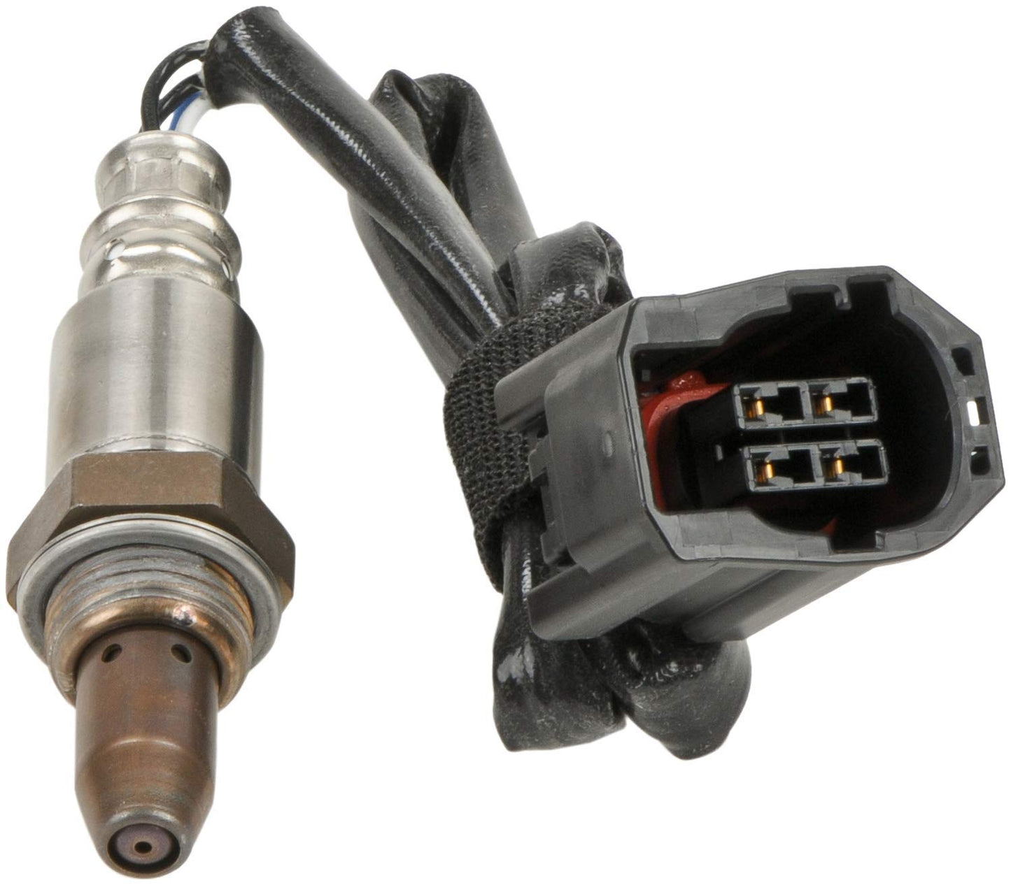 BOSCH 15730 Premium Universal Fit Oxygen Sensor - Compatible with Select Acura, Audi, Buick, Cadillac, Chevrolet, Dodge, GMC, Honda, Hyundai, Infiniti, Jaguar, Jeep, Kia, Mazda, Nissan, Subaru + More