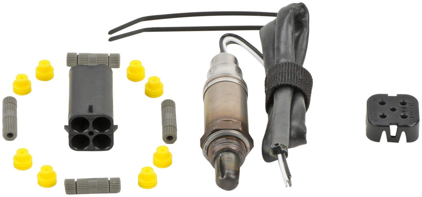 BOSCH 15730 Premium Universal Fit Oxygen Sensor - Compatible with Select Acura, Audi, Buick, Cadillac, Chevrolet, Dodge, GMC, Honda, Hyundai, Infiniti, Jaguar, Jeep, Kia, Mazda, Nissan, Subaru + More