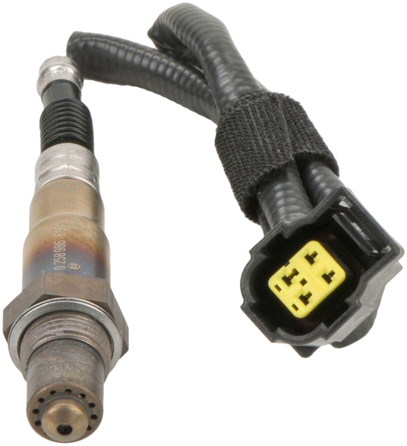 BOSCH 15730 Premium Universal Fit Oxygen Sensor - Compatible with Select Acura, Audi, Buick, Cadillac, Chevrolet, Dodge, GMC, Honda, Hyundai, Infiniti, Jaguar, Jeep, Kia, Mazda, Nissan, Subaru + More